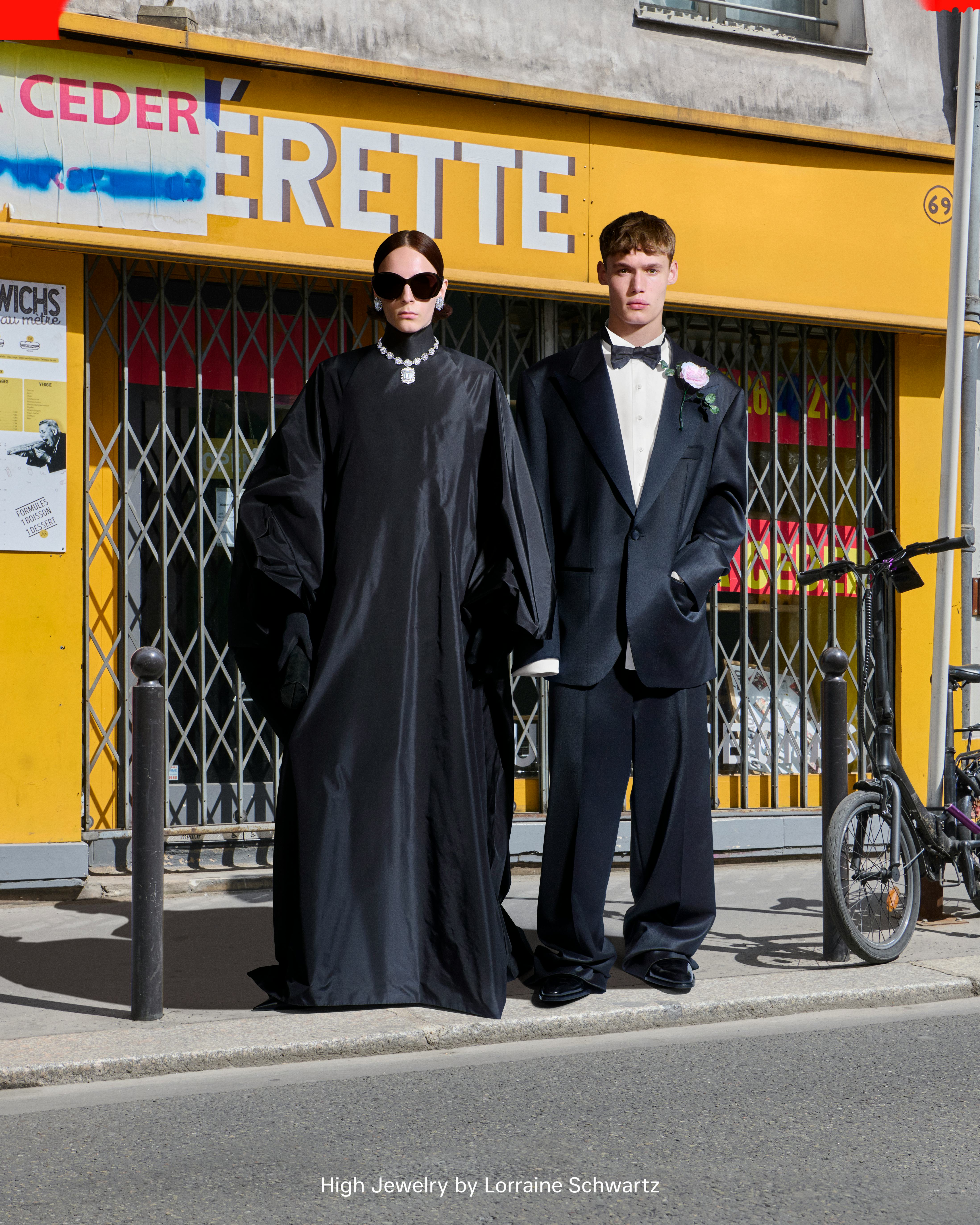 a look from balenciaga couture