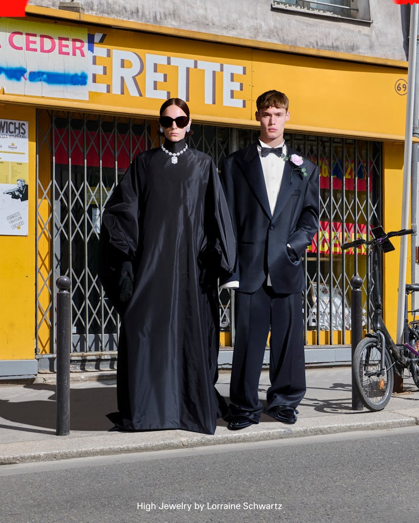 a look from balenciaga couture