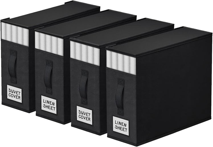 StorageTastic Bed Sheet Organizers (4-Pack)