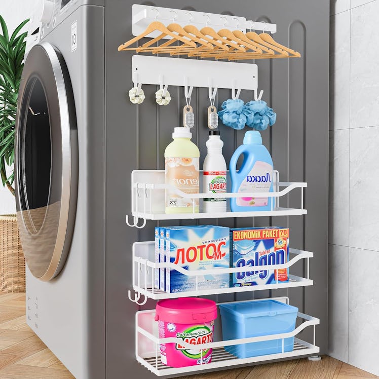MiMiyasha Washing Machine Magnetic Shelves (5-Pack)