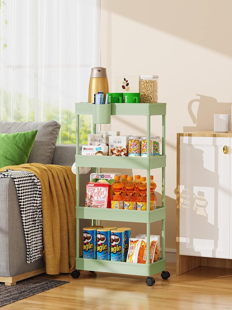 LEHOM Slim Rolling Storage Cart