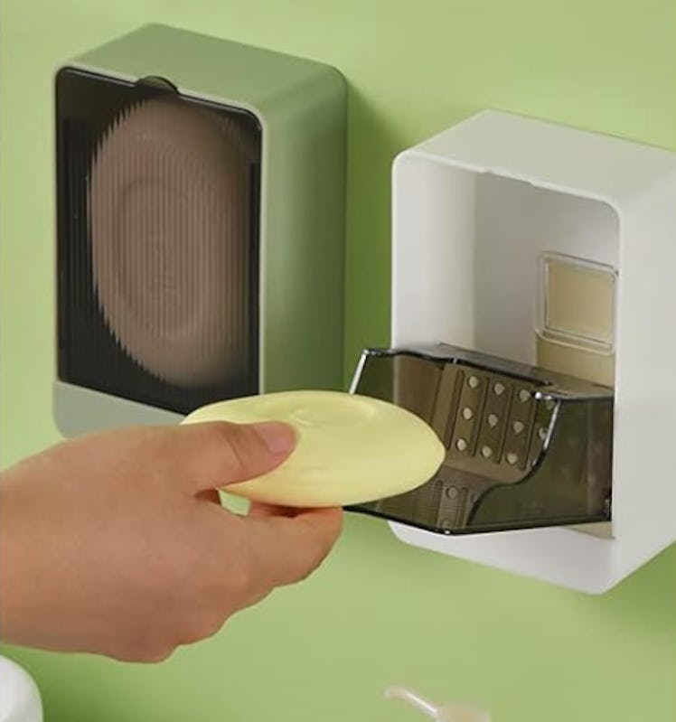 GREATIN Bathroom Soap Holder Dish (2-Pack)