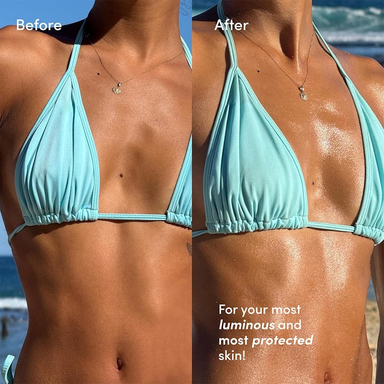 Coco & Eve Tan Boosting Anti-Aging Body Oil SPF45