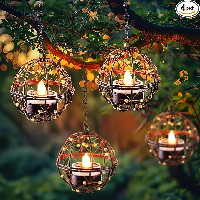 Homemory Solar Wire Lights (4-Pack)