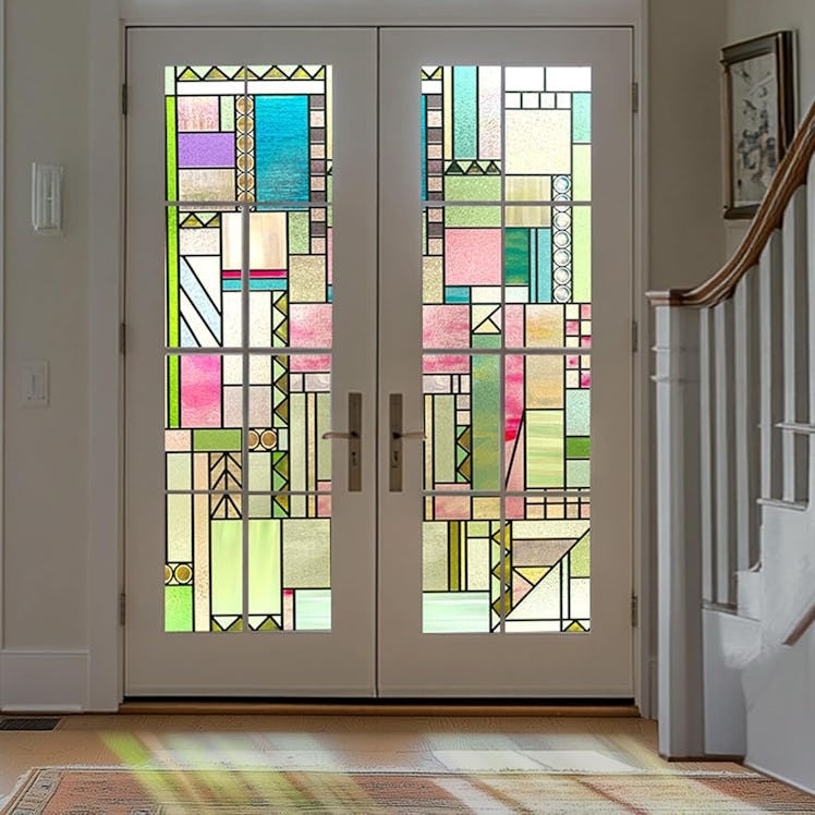 LuminManta 3D Stained Glass Window Film