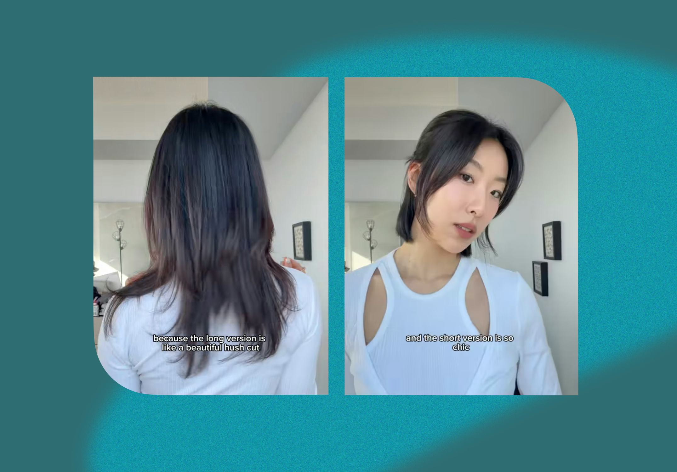 TikTok's viral Korean 2-in-1 haircut lets you cheat your way to a bob.