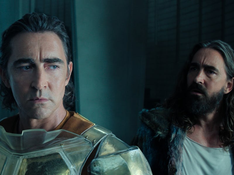 Lee Pace as two versions of Cleon in 'Foundation.'