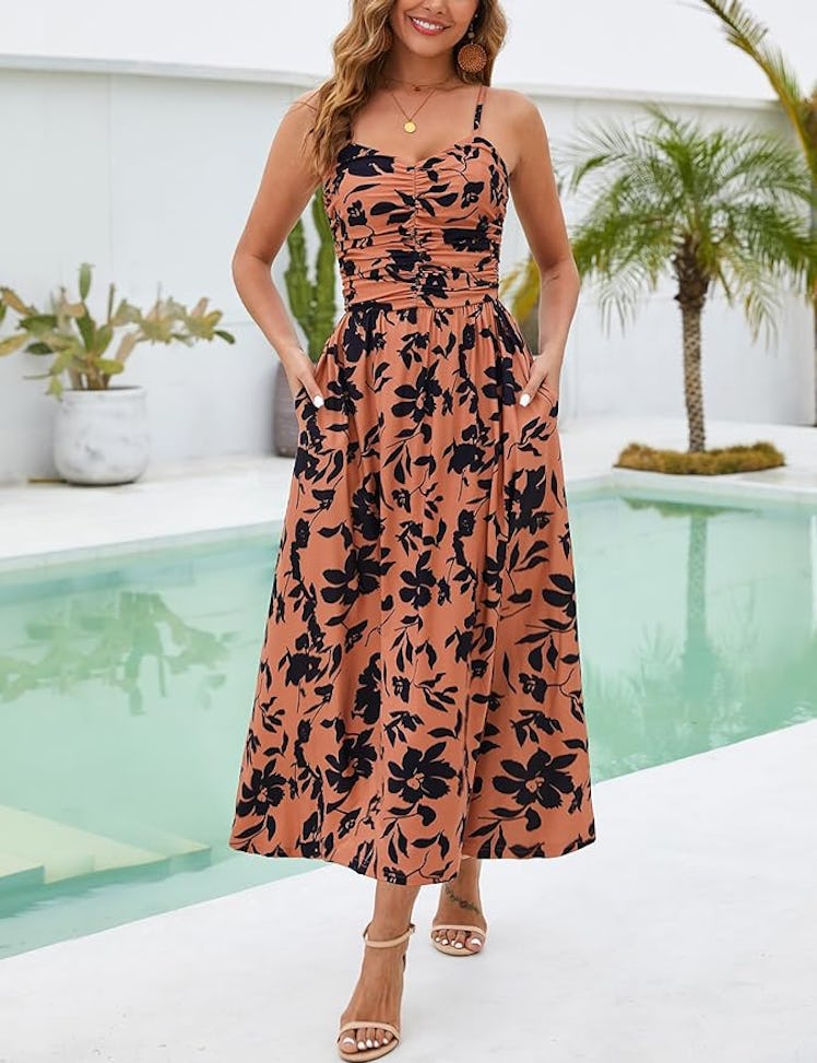Annebouti Spaghetti Strap Sundress