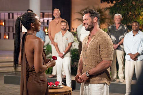 Bailey and Jeremy on Bachelor in Paradise. Photo via ABC