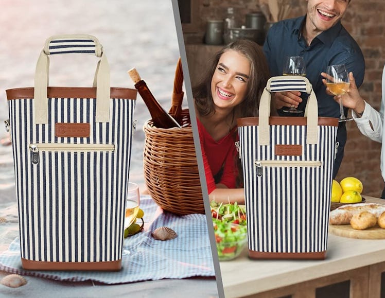 opux Two-Bottle Insulated Wine Tote