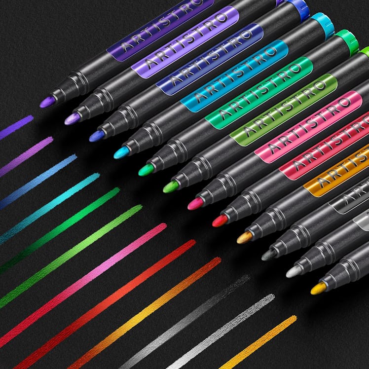 ARTISTRO Metallic Markers (12-Pack)