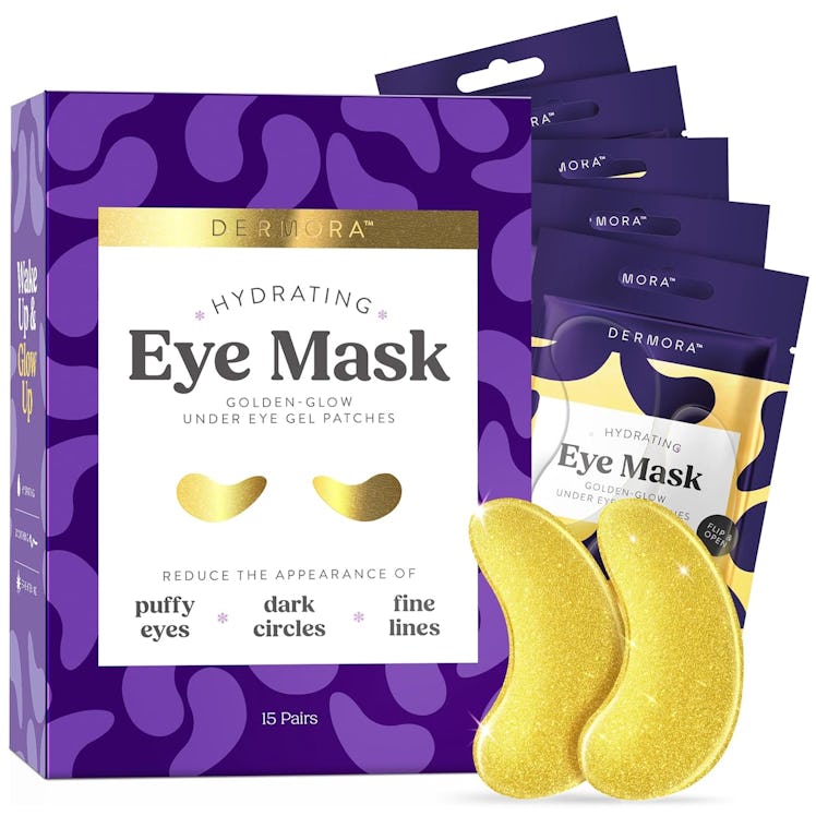 DERMORA Golden Glow Under Eye Patches (15-Pairs)