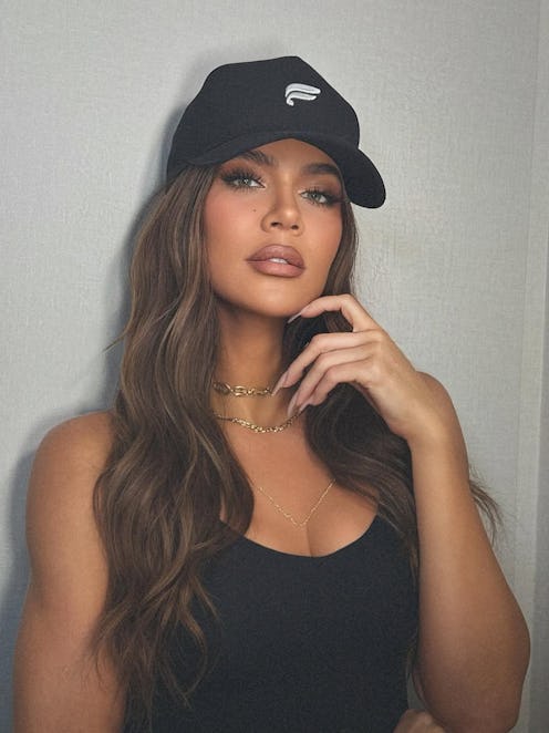 Khloé Kardashian's French tips match her sister Kylie Jenner's birthday mani.