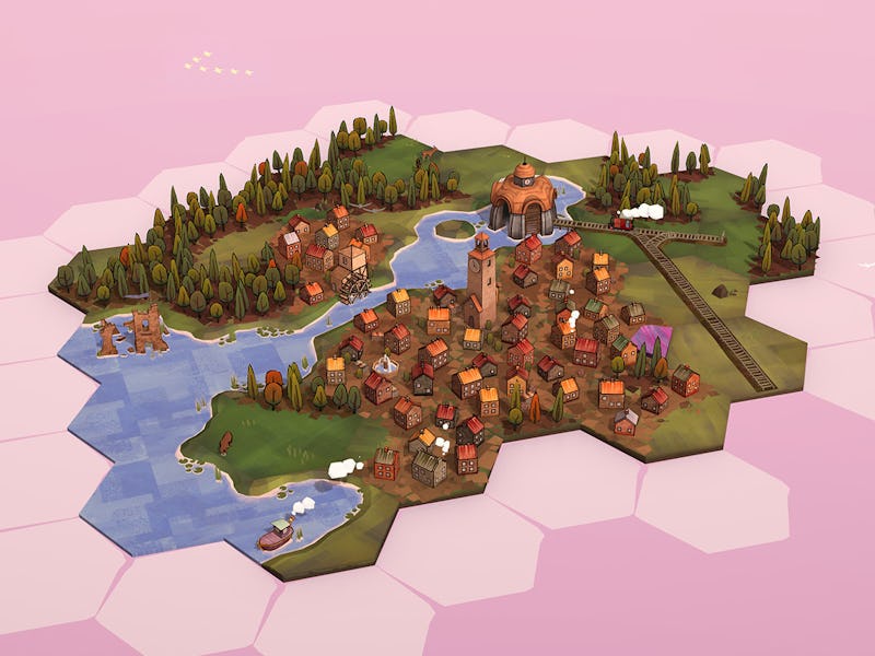screenshot from Dorfromantik