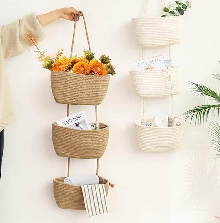 TeoKJ Hanging Storage Baskets