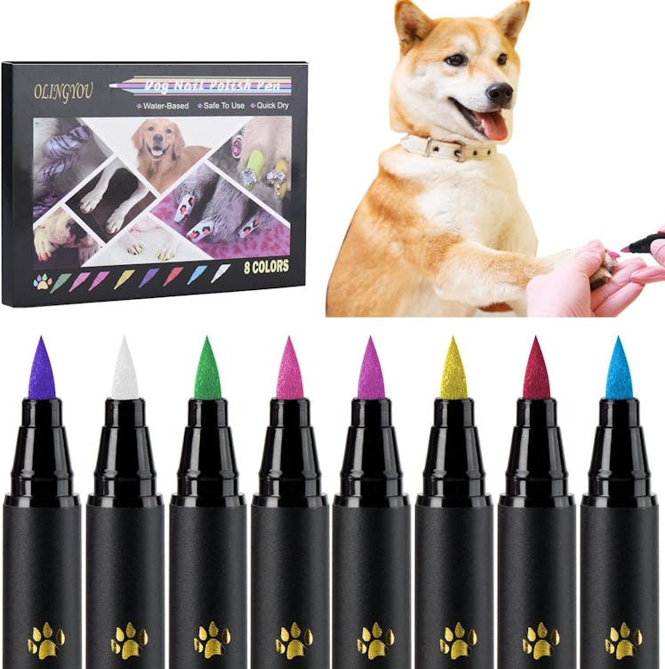 OLINGYOU Dog Nail Polish (8 Colors)