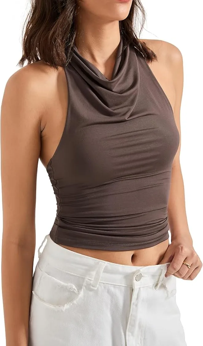SUUKSESS Halter Backless Tank Top