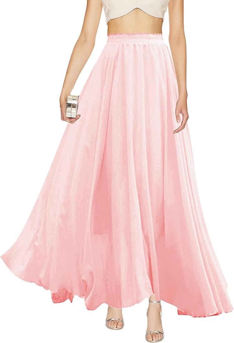 v28 Maxi Chiffon Skirt