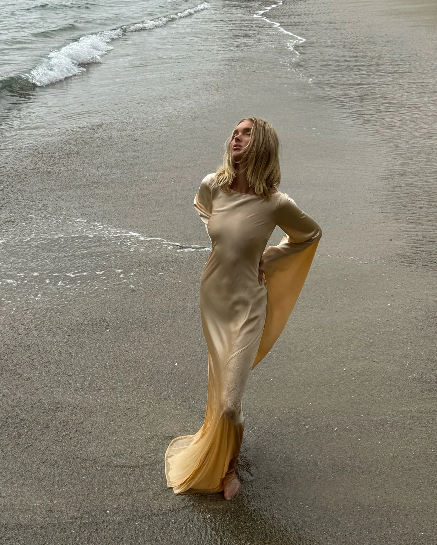 Elsa Hosk's Braless "Castlecore" Dress Repped 2025's Hottest Color Elsa Hosk's Braless "Castlecore" Dress Repped 2025's Hottest Color