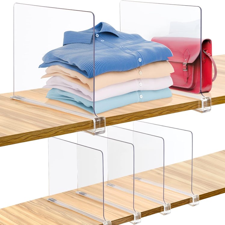 Consevisen Closet Shelf Divider (6-Pack)