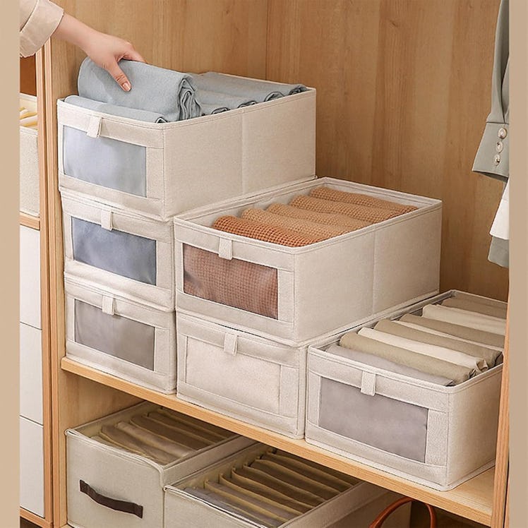 Pradnel Linen Closet Bins (4-Pack)