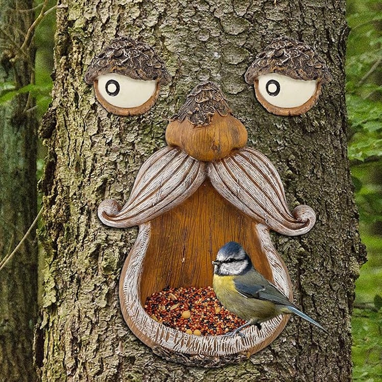 Juegoal Tree Face Bird Feeder