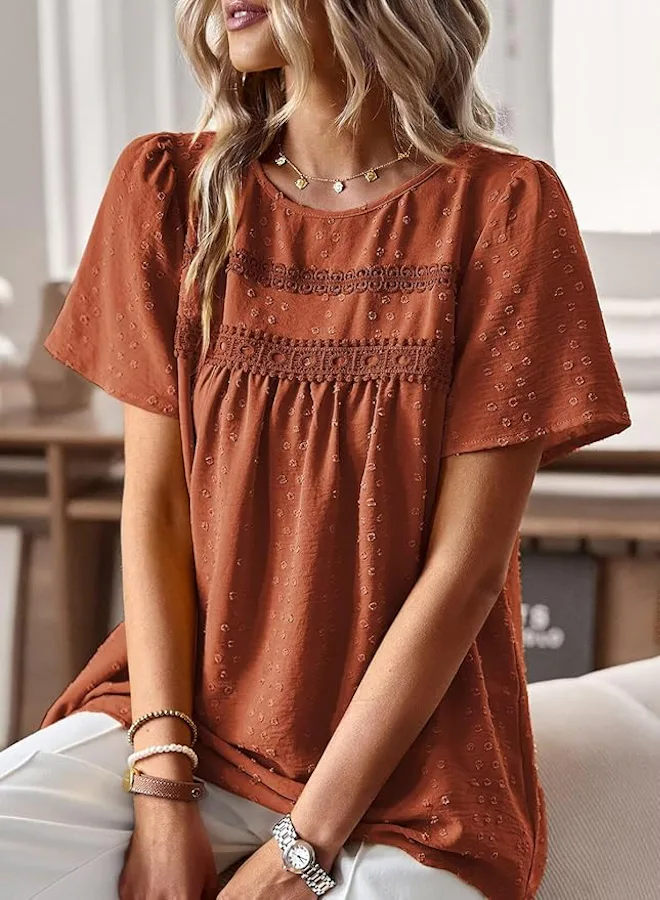 Falechay Chiffon Tunic Top