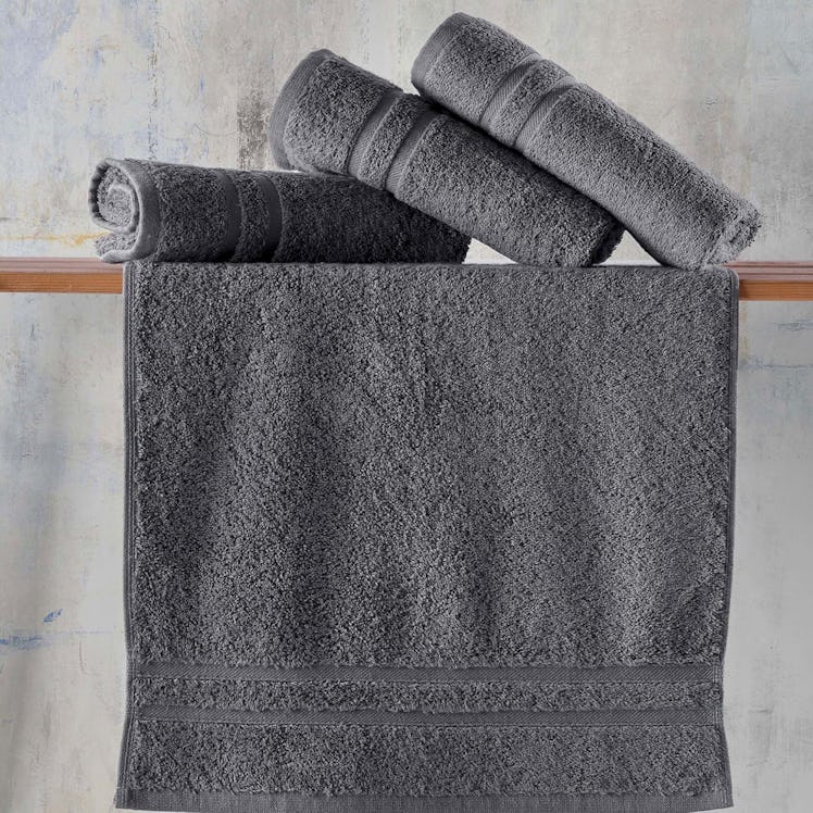 Hawmam Turkish Cotton Towels (4-Pack)