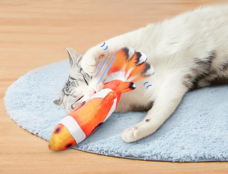 Potaroma Cat Toys Flopping Fish