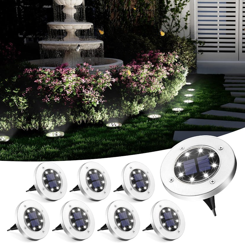 SOLPEX Solar Ground Lights (8-Pack)