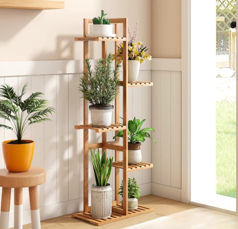 BMOSU Bamboo Plant Stand