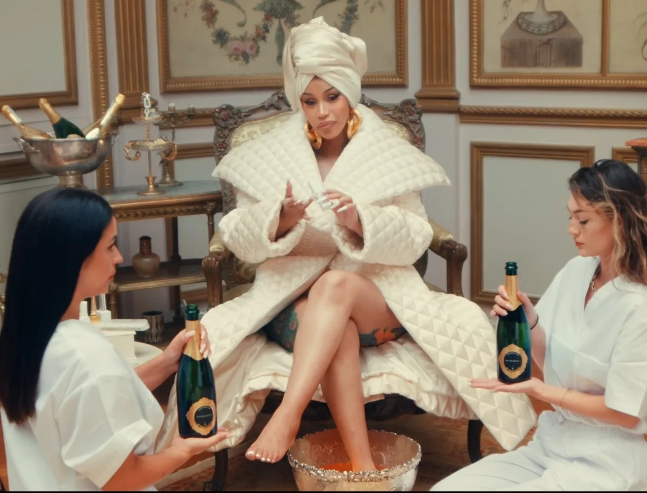 All the Fashion From Cardi B's 'Imaginary Playerz' Video