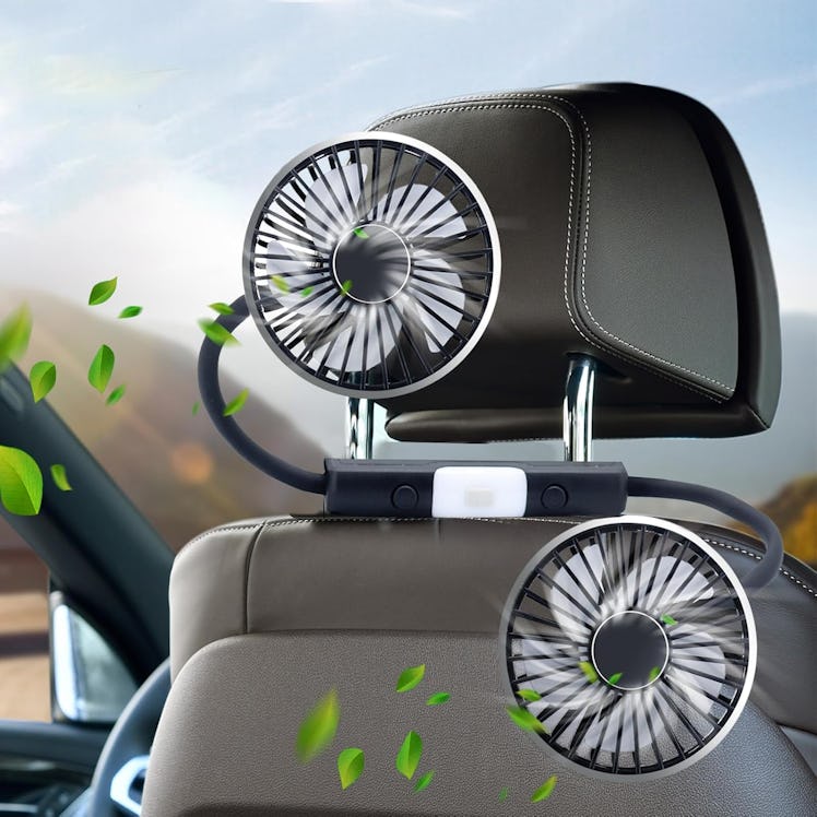 HUENLYEL Backseat Car Fan