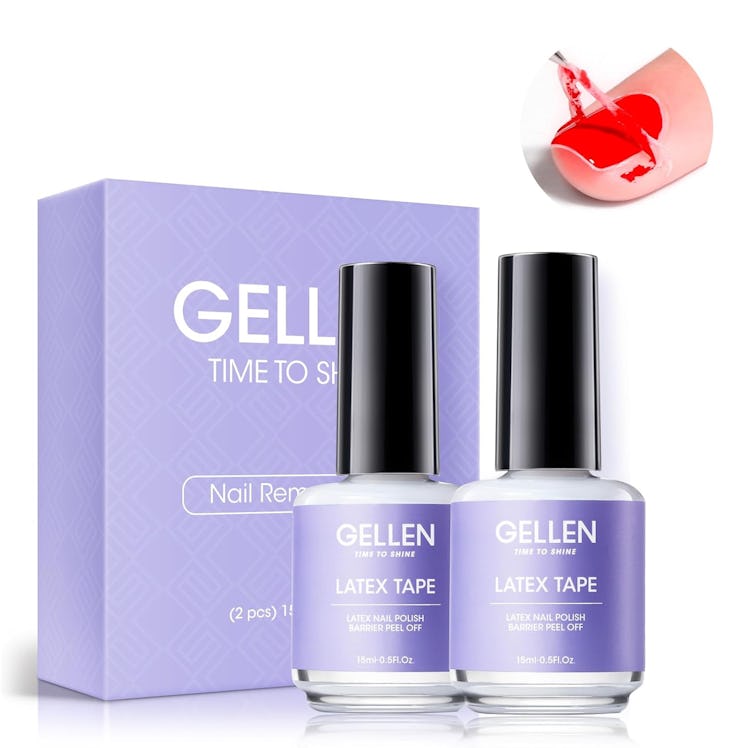 Gellen Gel Polish Remover Latex (2-Pack)