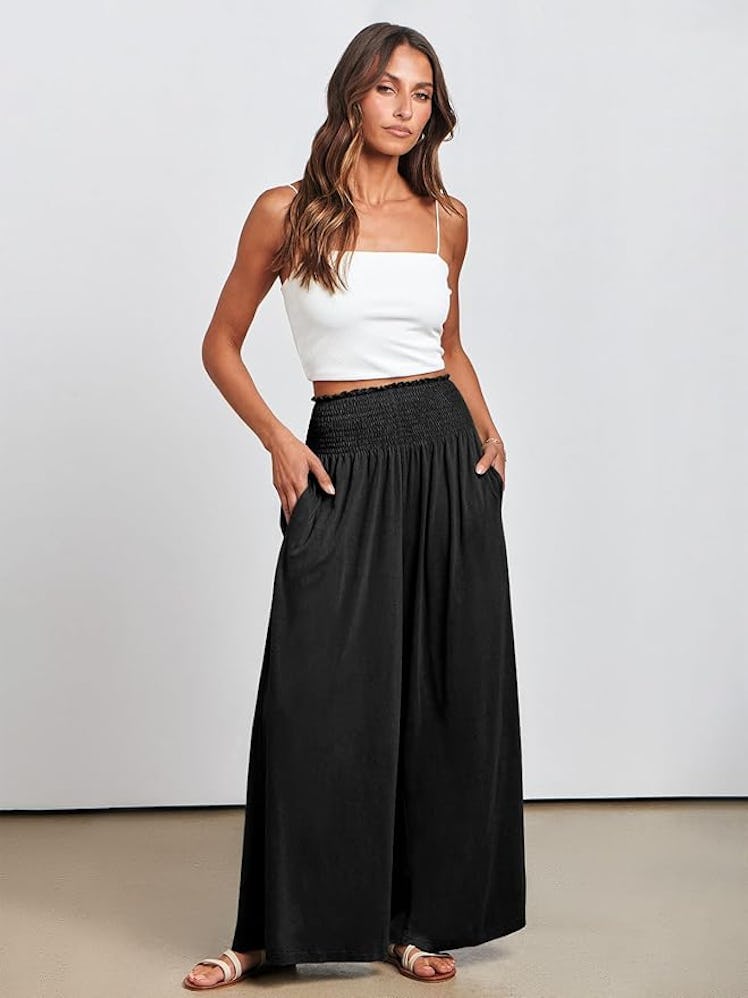 ANRABESS Wide-Leg Palazzo Pants