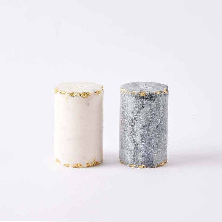 Marble Salt And Pepper Set