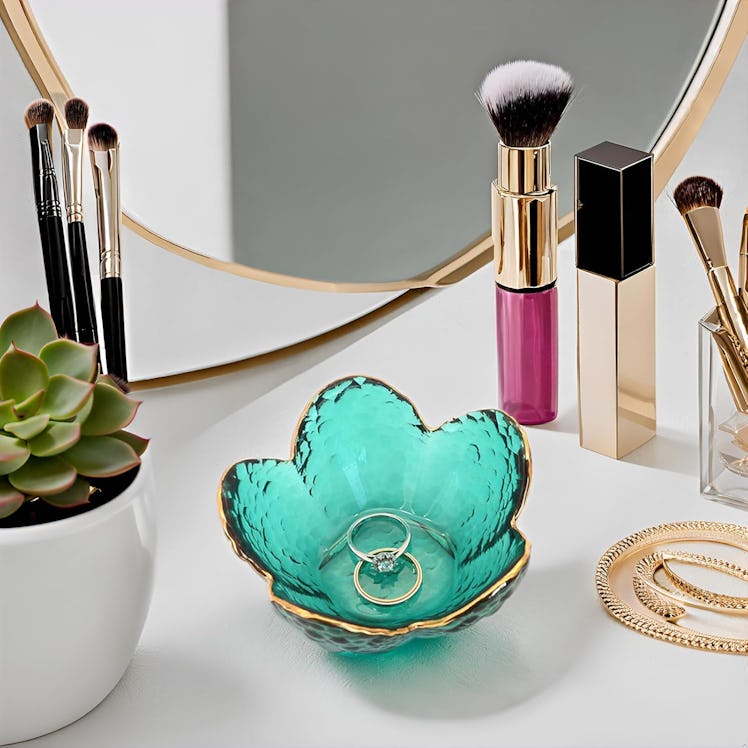CEIERPH Flower Jewelry Dish