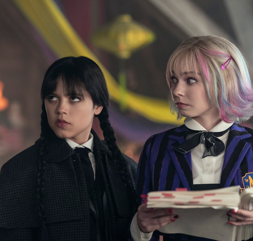 'Wednesday's showrunners addressed the popular Wednesday and Enid fan ship "Wenclair."