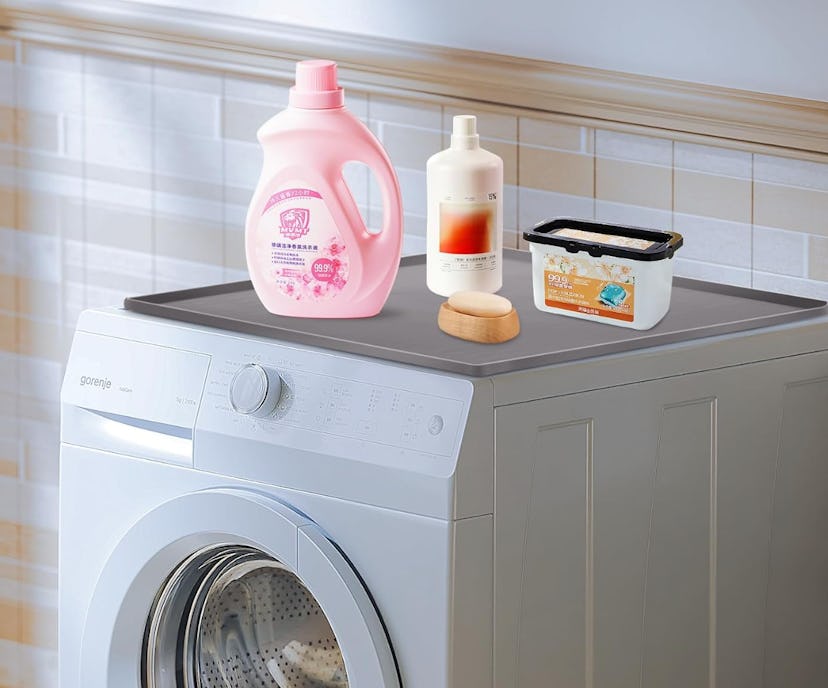 Garolue Washer and Dryer Top Protector Mat