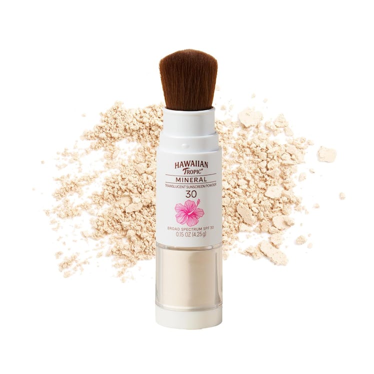 Hawaiian Tropic Mineral Powder Sunscreen Brush