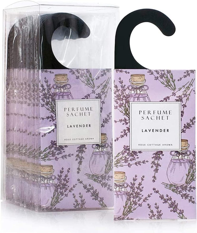 Rose Cottage Hanging Closet Scent Sachets (12-Pack)