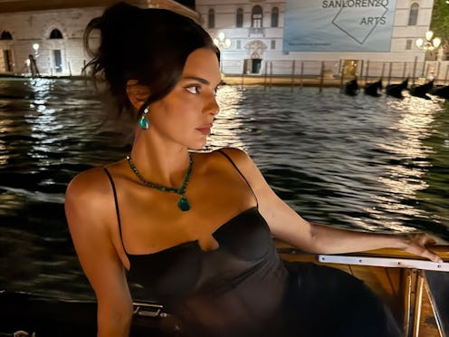 Kendall Jenner's butter yellow nails are quiet luxury perfection.