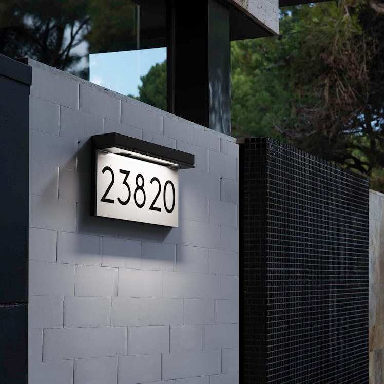 Percompile Solar-Powered House Numbers
