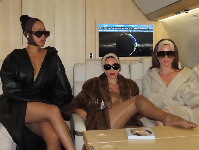 Friend, Kim Kardashian, and Khloe Kardashian.