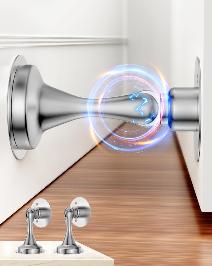 Heleman Door Stoppers Magnetic Door Catch (2-Pack)
