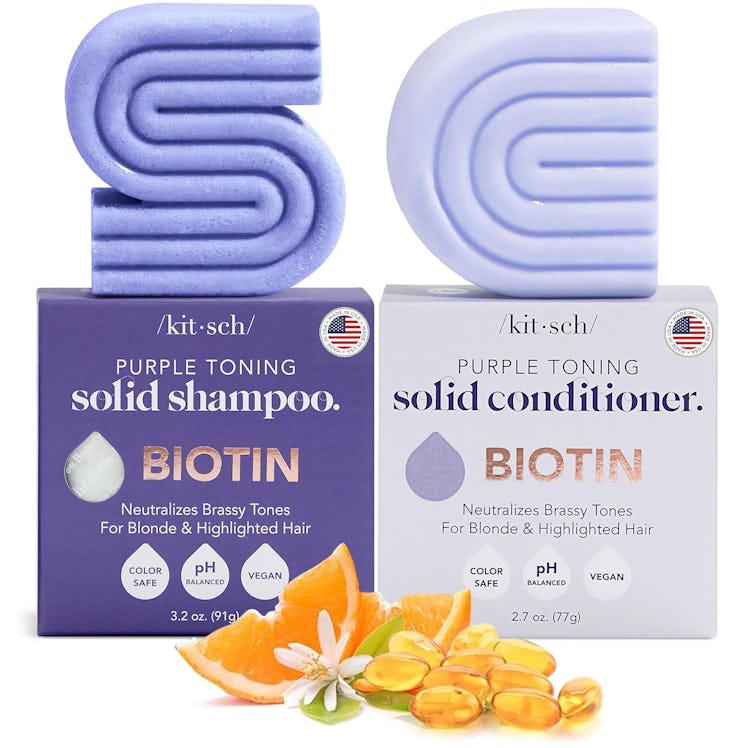 Kitsch Toning Purple Shampoo & Conditioner Bar Set