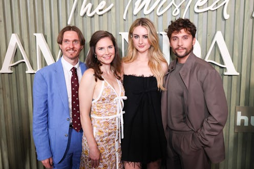 Raffaele Sollecito and Amanda Knox with their on-screen counterparts, Grace Van Patten and Giuseppe ...