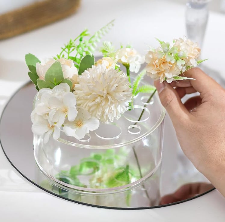 Hewory Acrylic Flower Vases (Set of 2) 