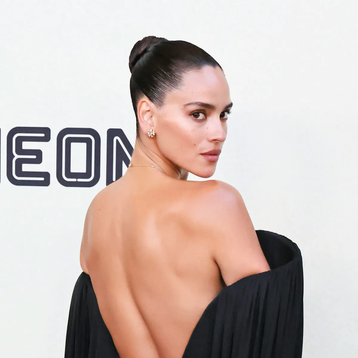Adria Arjona's Sculptural Backless Dress Plunges All The Way Down Adria Arjona's Sculptural Backless Dress Plunges All The Way Down