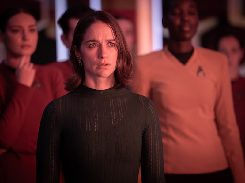 Melanie Scrofano as Batel in season 3 , Episode 7 of Strange New Worlds streaming on Paramount+. Pho...